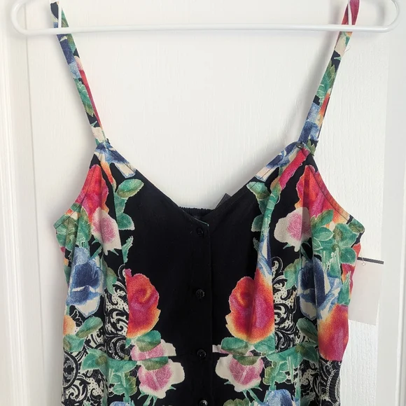 Guess Floral High-Low Dress Sleeveless Size Medium - Picture 2 of 5